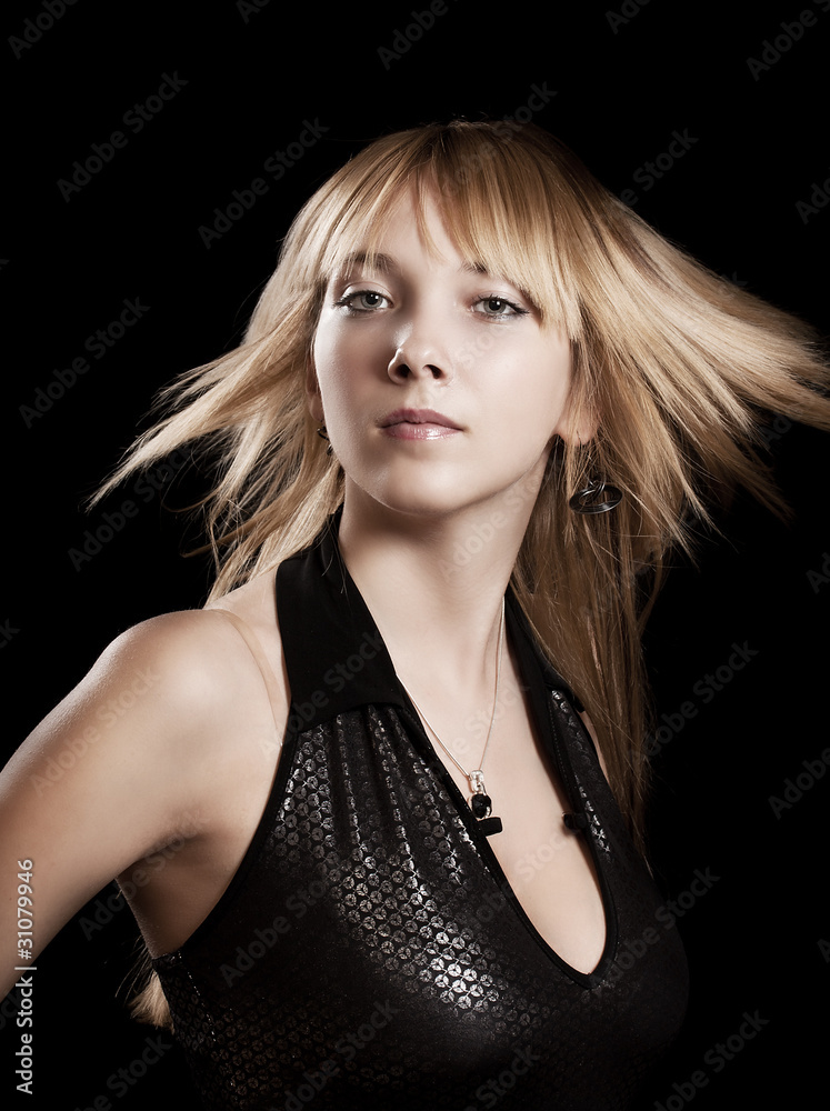 Naklejka premium Seductive blond woman