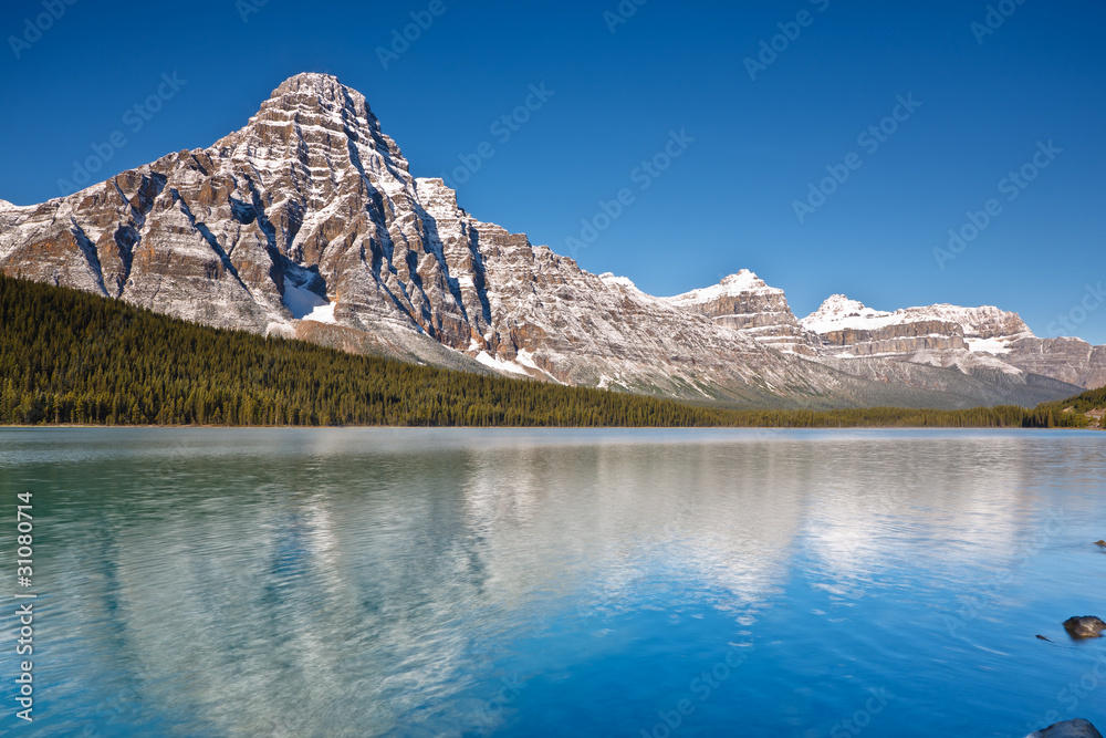 Mount Chephren and Waterfowl Lake, Canada
