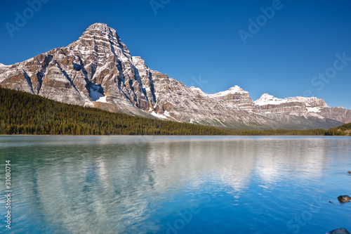 Mount Chephren and Waterfowl Lake, Canada
