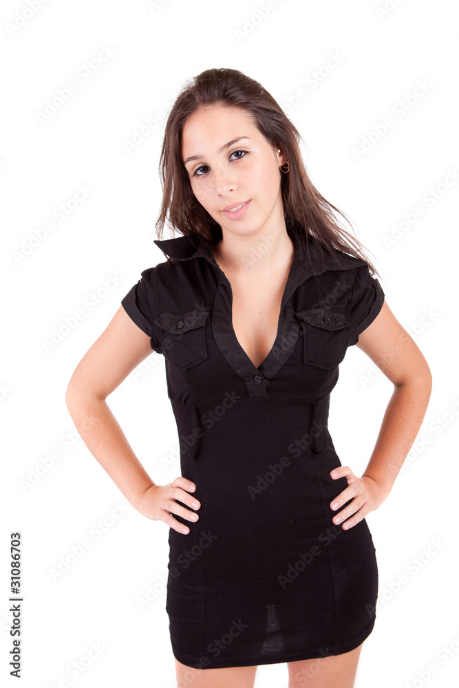 Young and beautiful woman posing Young and beautiful woman posing