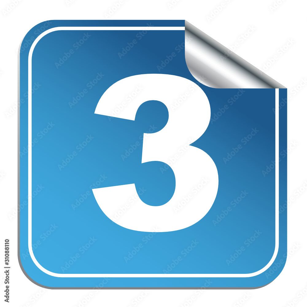 NUMBER THREE ICON NUMBER THREE ICON