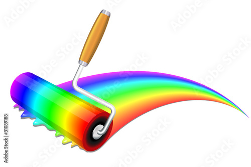 Painting a rainbow