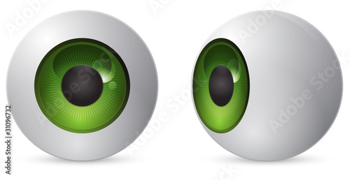 green eye ball