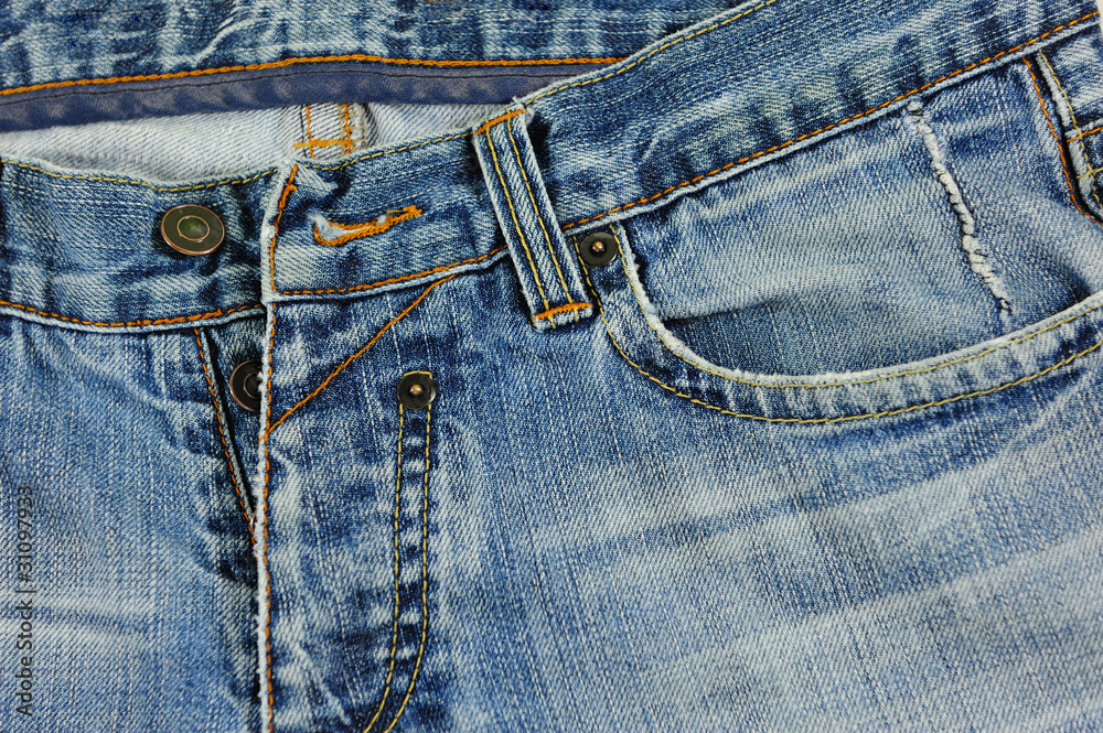 Blue Jean Abstract