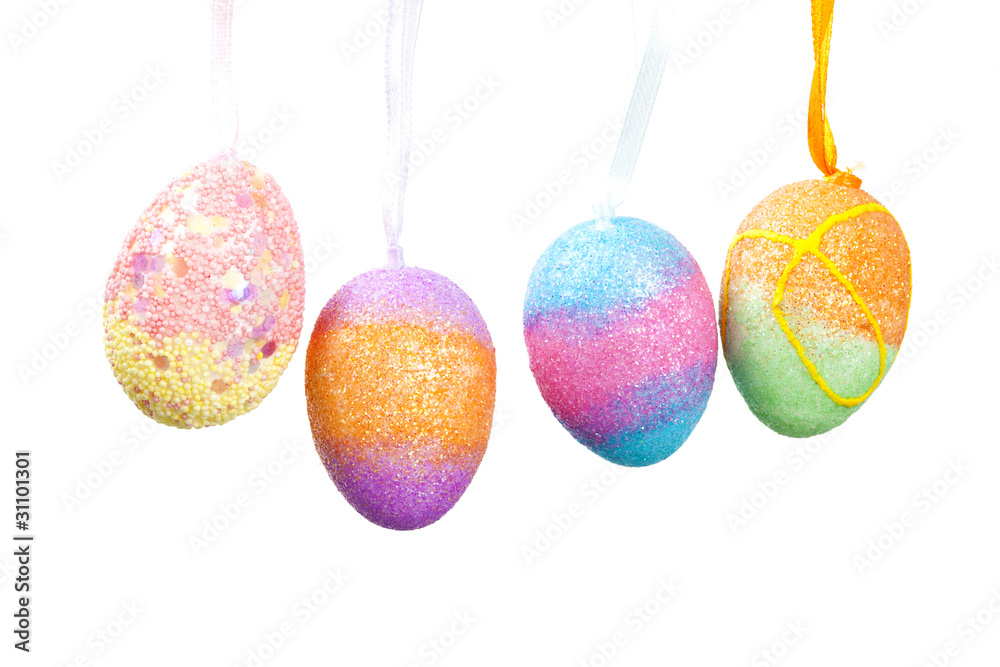 colorful easter eggs