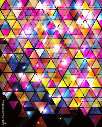 Abstract Background with triangle pattern.