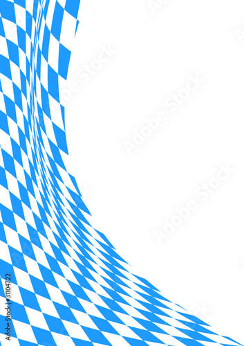 Flyer Rauten Oktoberfest Bayern Muster
