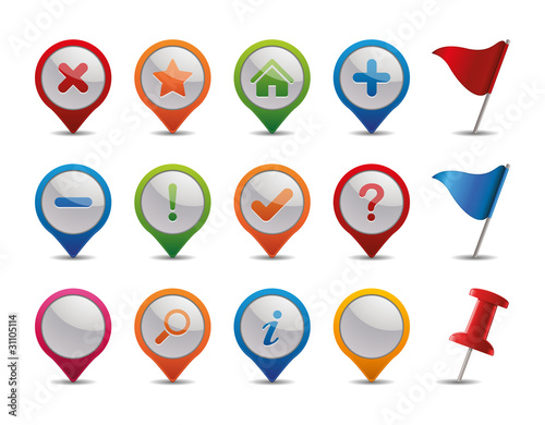 GPS Icons.