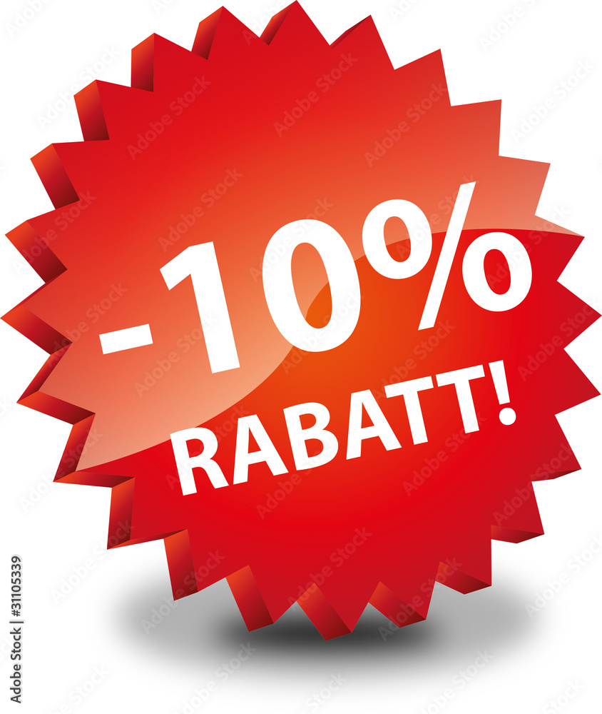 Button Rund -10% Rabatt