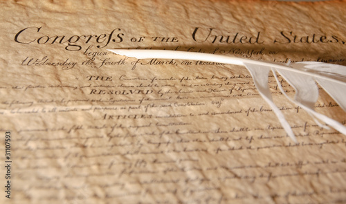 Fotografie Feather - congress point - Independency declaration