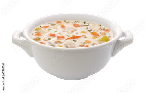 Tapety artystyczne Clam Chowder Bowl 