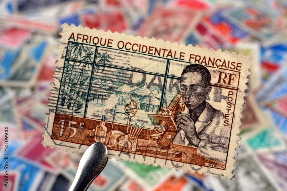 timbres - philatélie Afrique Occidentale Française - Dakar