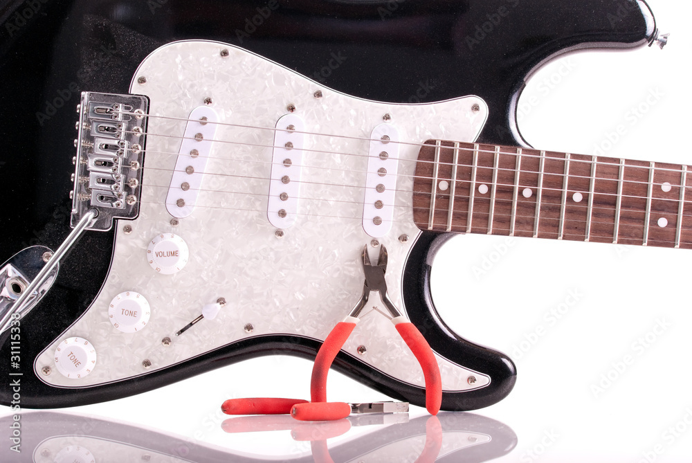 Obraz premium Guitar Repair Concept