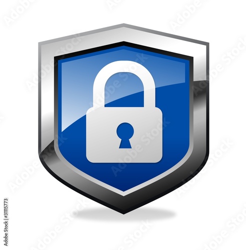 Blue Secure shield