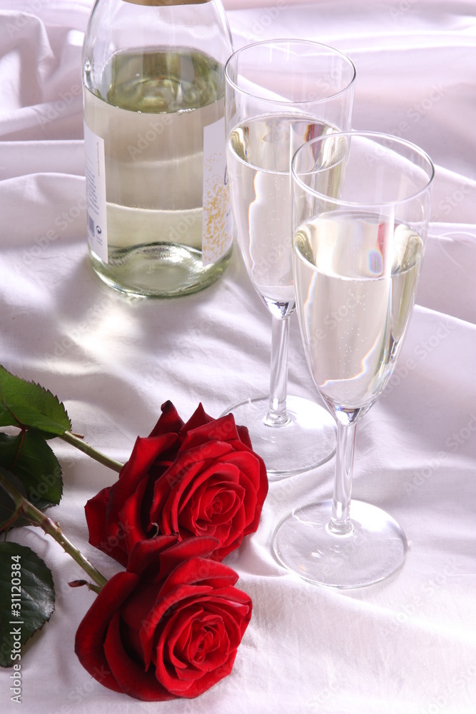 Champaign and Roses