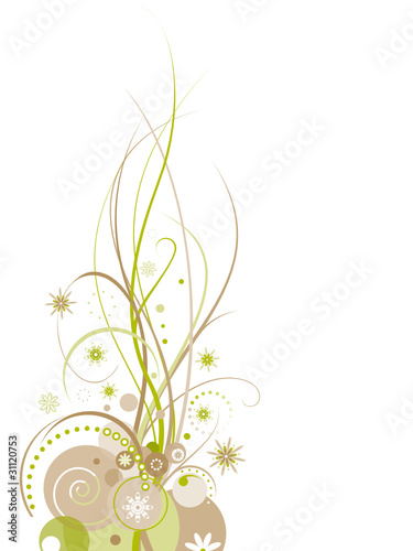 fond abstrait végétal