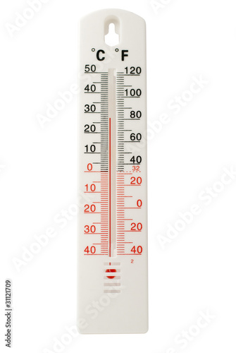 Thermometer isolated on white background