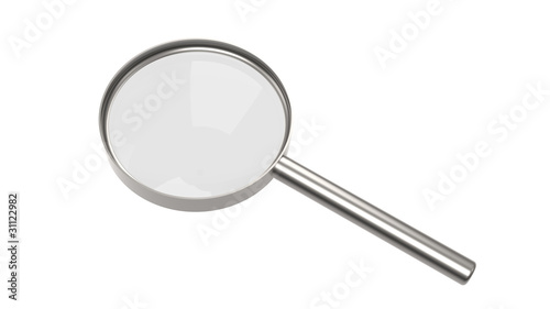 Magnifying Glass, isolated on white