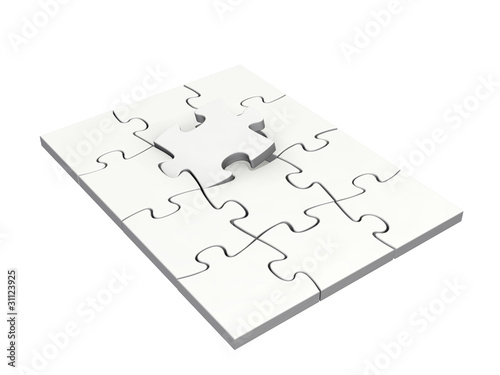 Completing a puzzle