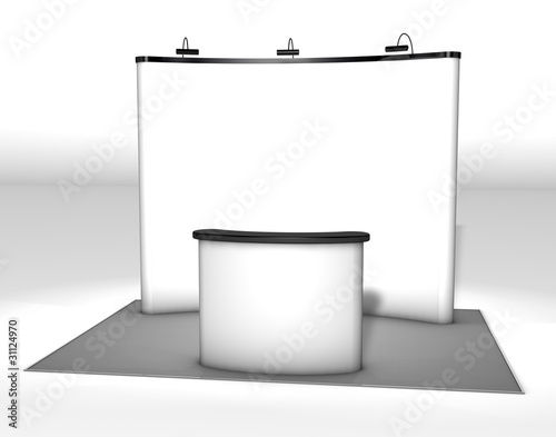 trade show counter display