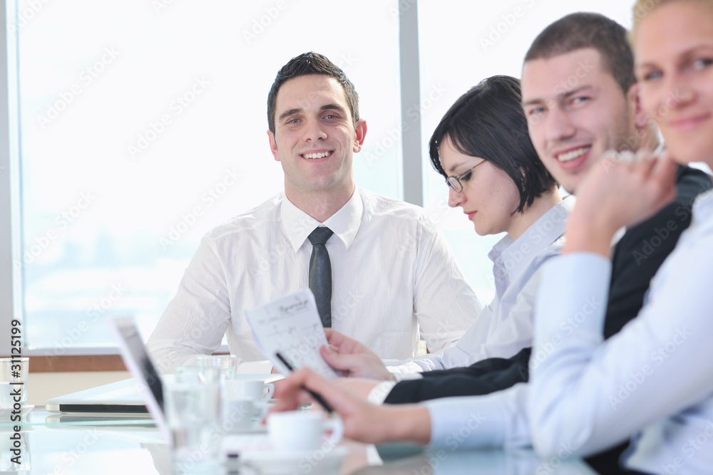 group of business people at meeting group of business people at meeting