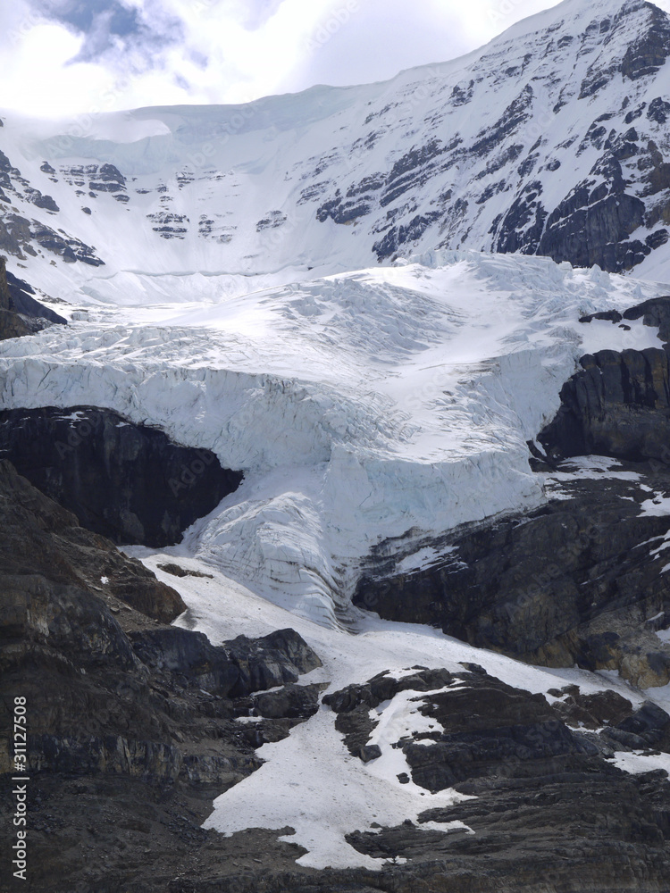 Snowdome Glacier in the Columbia Icefield Jasper Canada