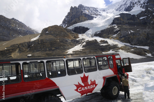 Athabasca Glacier in the Columbia Icefield Jasper Canada photo
