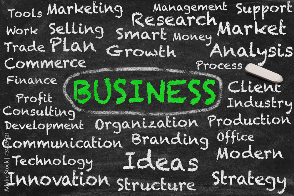 Obraz premium Business keywords 04