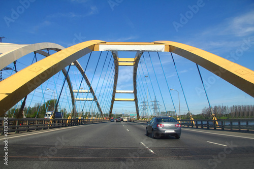 automotive cable-stayed bridge © Iscatel