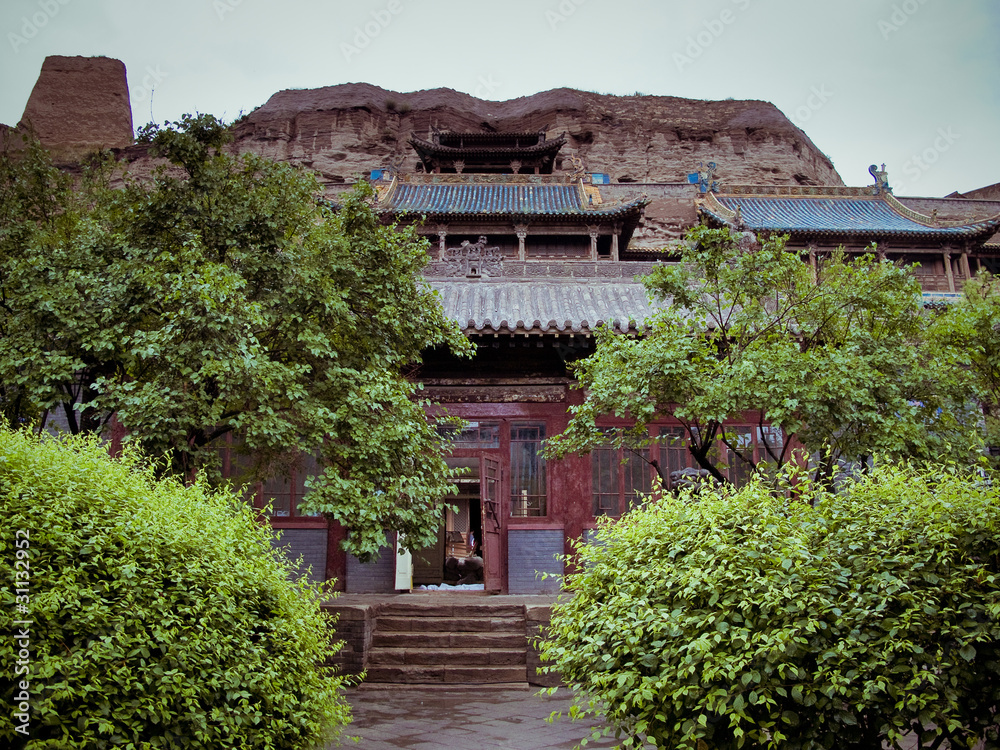 China, shanxi: Stone carving of Yungang grottoes