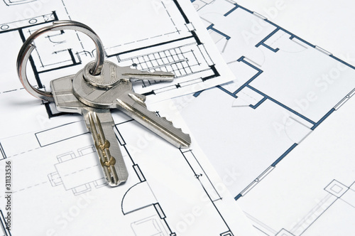 House plans and key