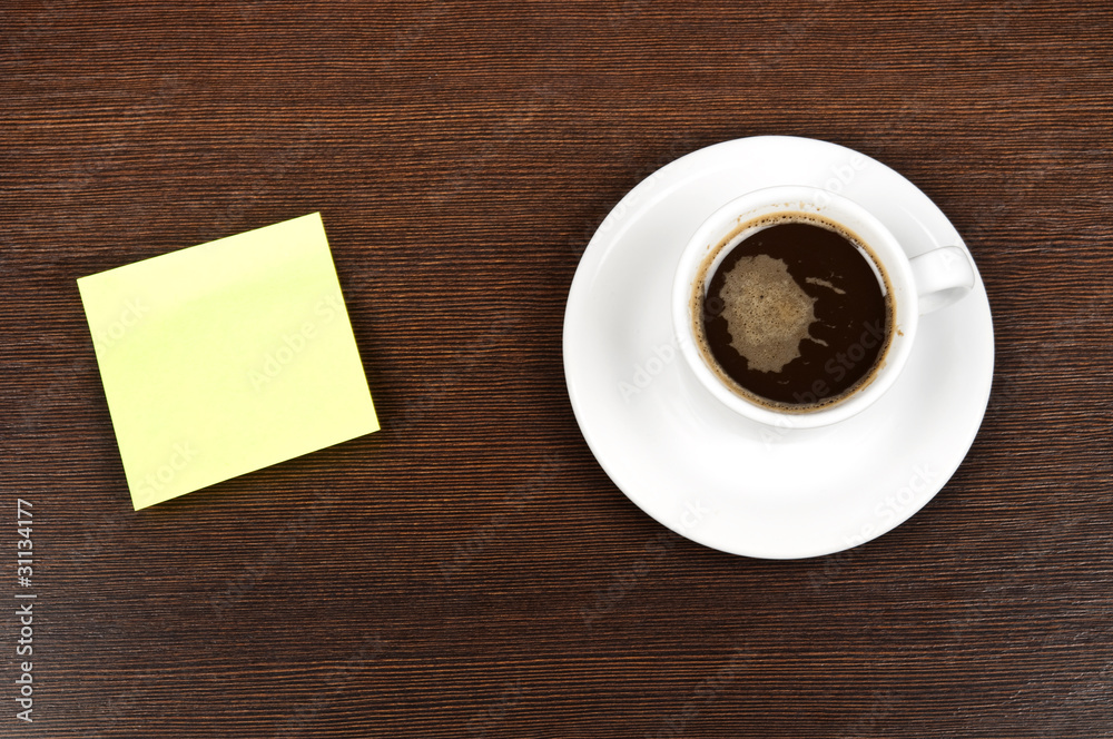 Coffee with message Coffee with message