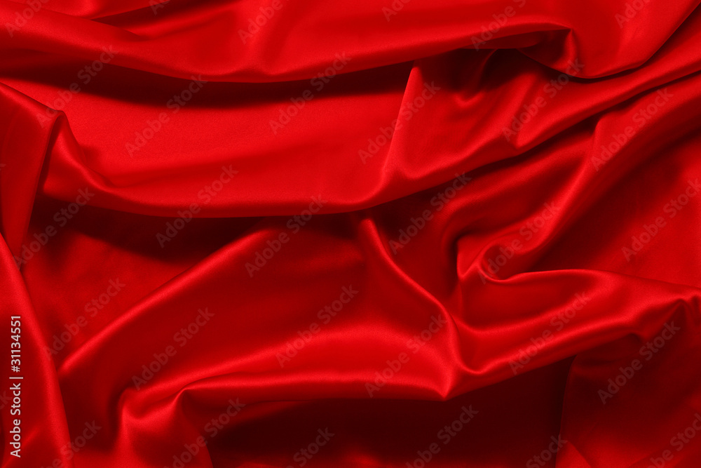 Obraz premium red satin background