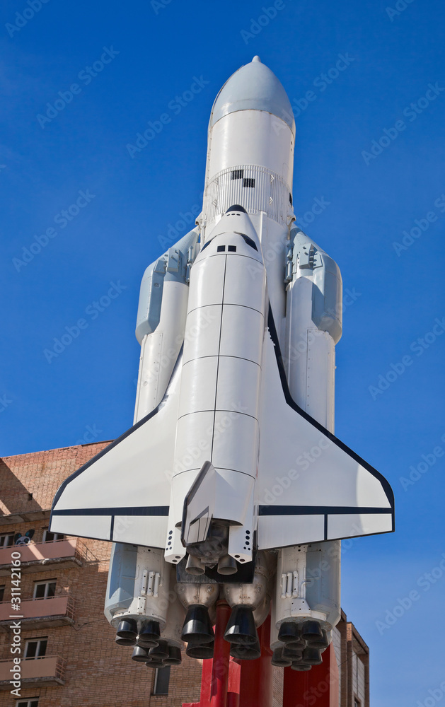 Spaceship Buran in Samara, Russia Spaceship Buran in Samara, Russia