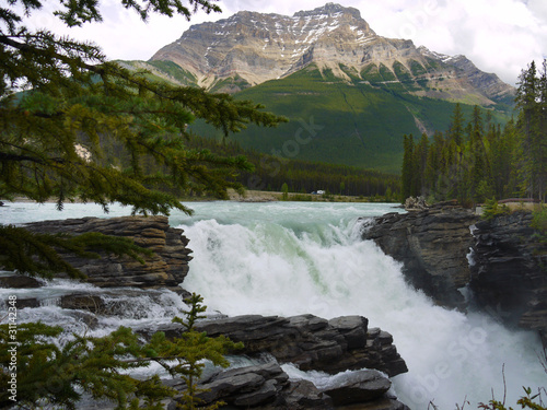 Athabasca Falls,Athabasca River,Jasper National Park © quasarphotos
