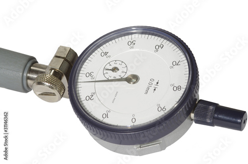 Messuhr freigestellt