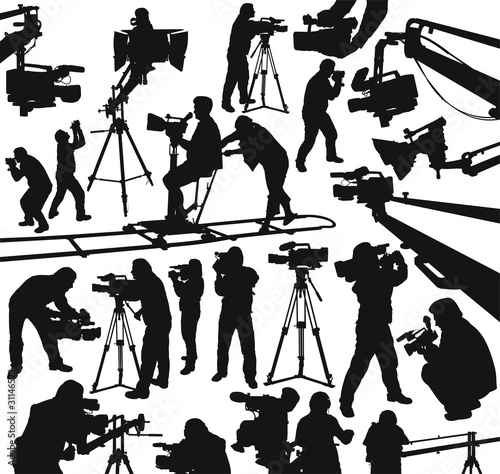 cameramen and camcorders