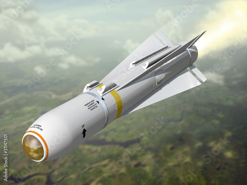 Fototapeta Air-to-ground missile