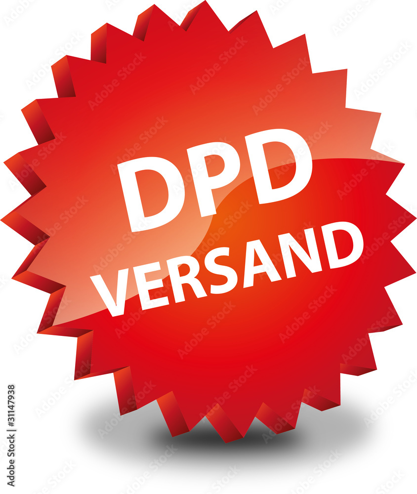 Button Rund DPD Versand Button Rund DPD Versand