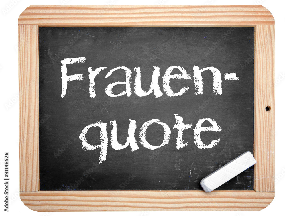 Obraz premium Frauenquote