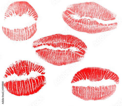 red lips imprints collection