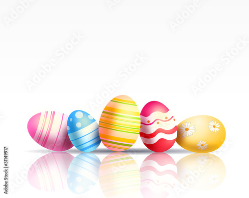 uova di pasqua colorate