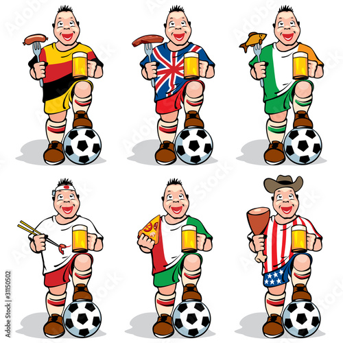 Soccer Fans at sport-bar