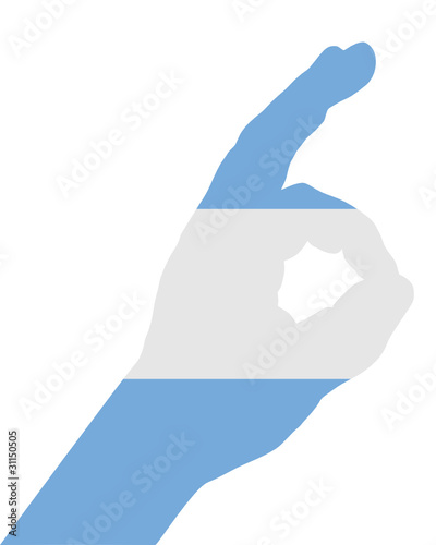 Argentinisches Handzeichen