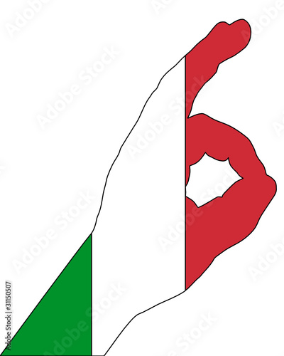 Italienisches Handzeichen