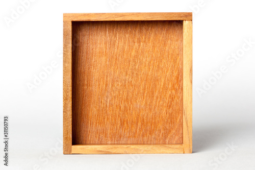 yellow square Wooden box