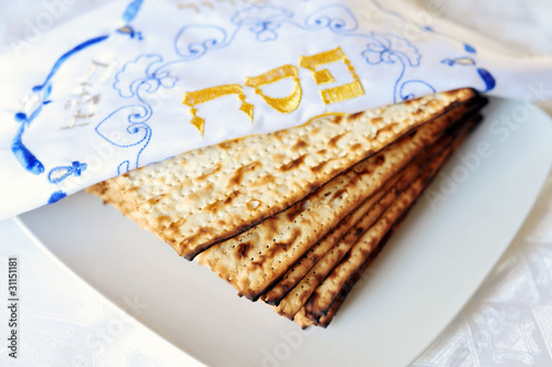 Jewish Matza Bread photo