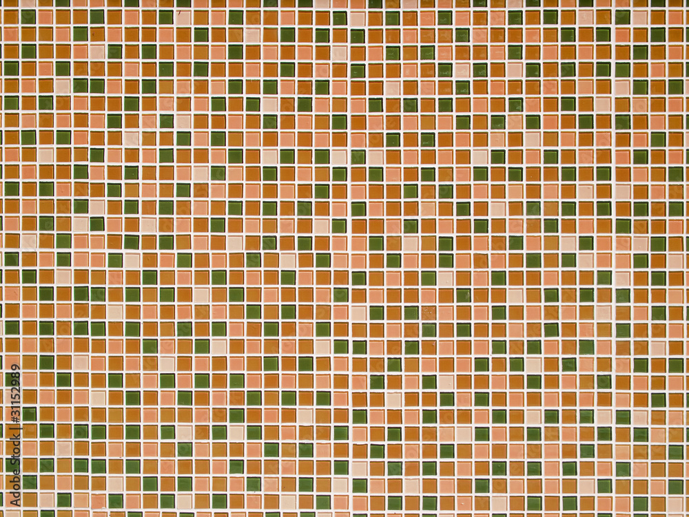 Bright orange ceramic Wall Bright orange ceramic Wall