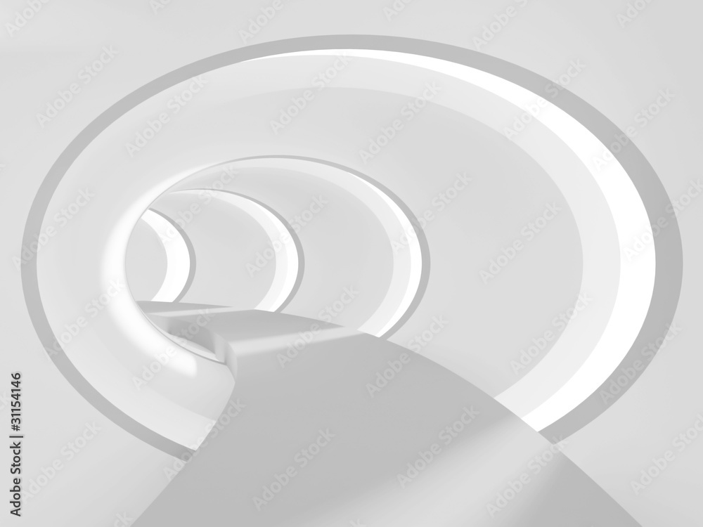 Obraz premium Abstract Tunnel
