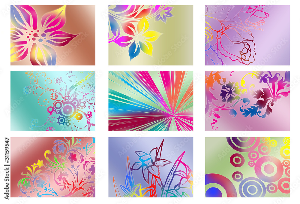 Obraz premium Colored shapes